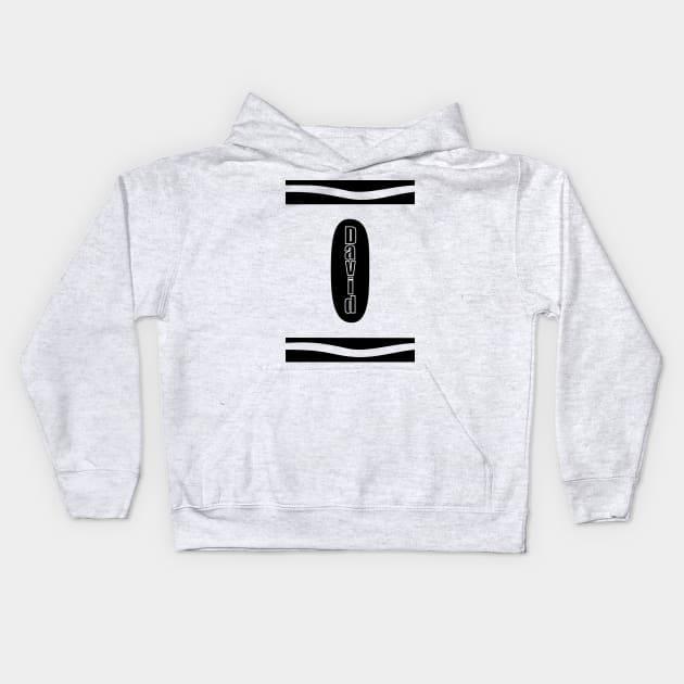 David Crayon Kids Hoodie by ACGraphics